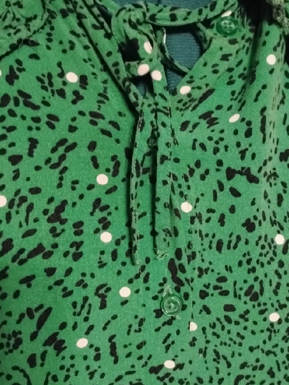 Who What Wear -Green Printed Dress- Size XXL - Picture 7 of 16